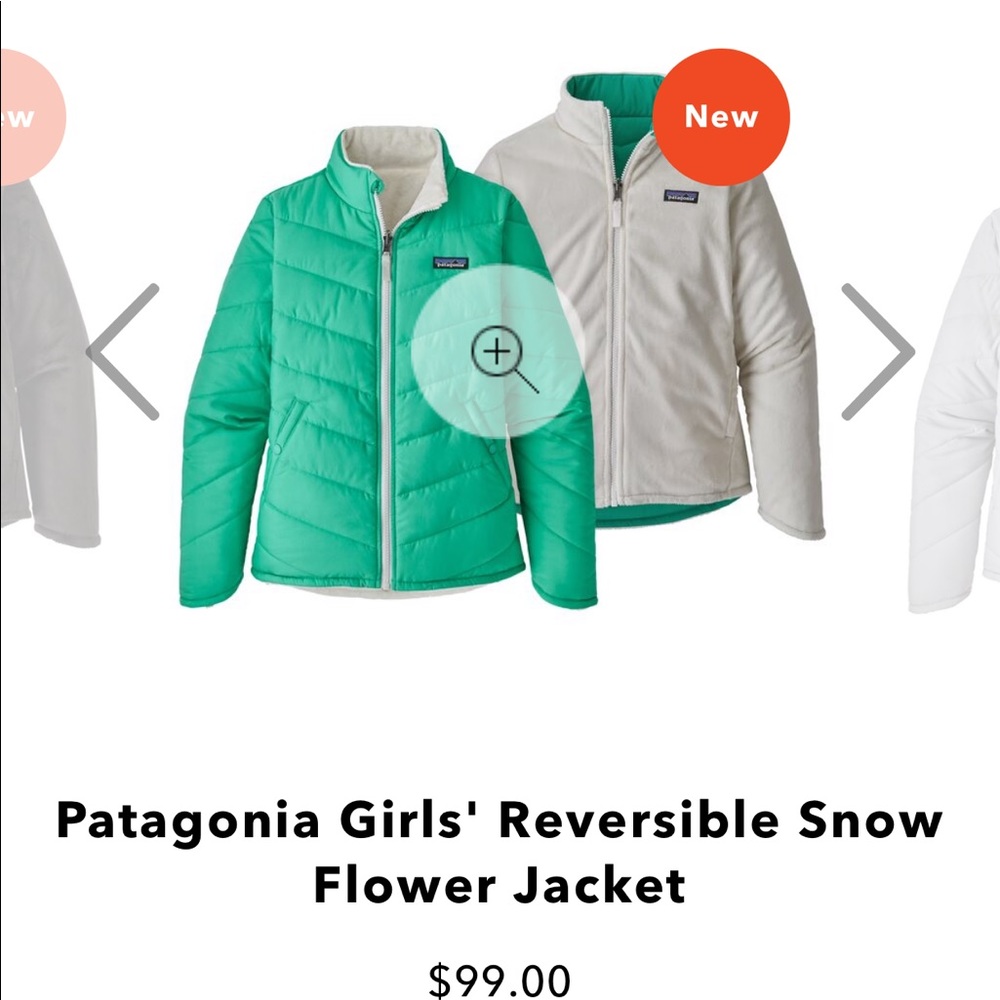 Girls Patagonia reversible Jacket